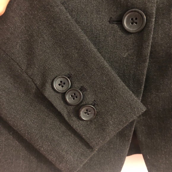 Charcoal gray nwot banana republic blazer - Picture 3 of 5